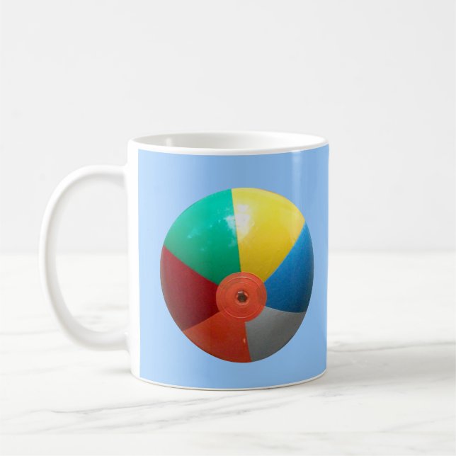 Taza De Café Beach Ball Mug (Izquierda)