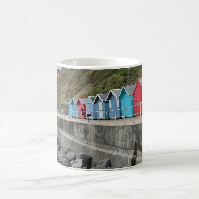 Taza De Café Beach Huts en Sheringham Norfolk (Centro)