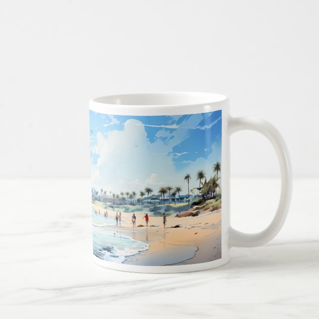 Taza De Café Beach On Your Mug (Derecha)