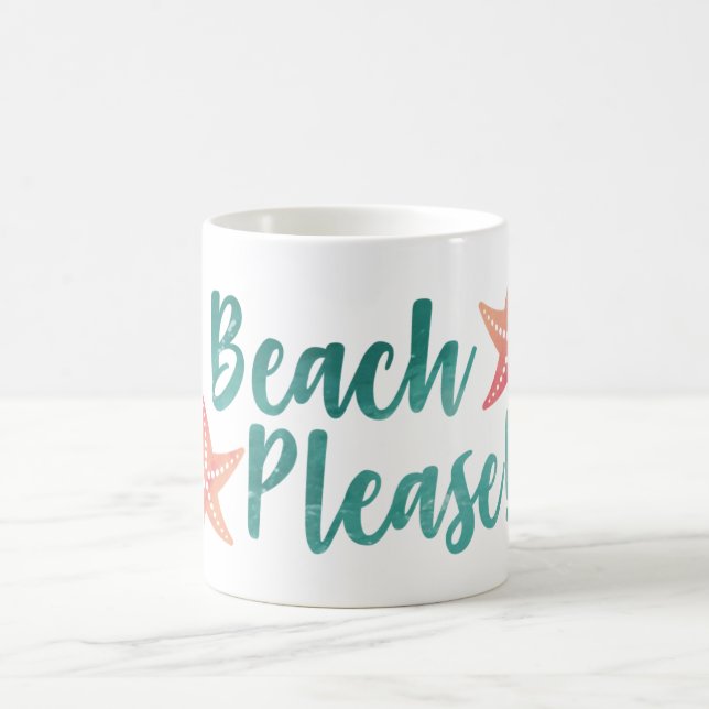 Taza De Café Beach Please Mug (Centro)