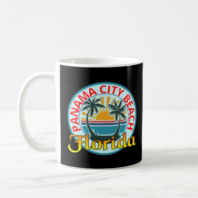 Taza De Café Beach Please Panama City Beach Florida Beach Sprin (Izquierda)