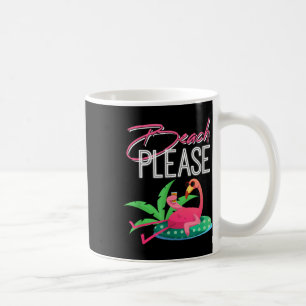 Taza De Café Beach Por Favor, Divertidos Hombres Y Caminos; Las