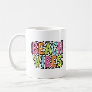 Taza De Café Beach Vibes Dots