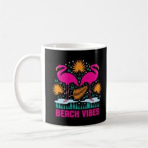 Taza De Café Beach Vibes Flamingos-19501