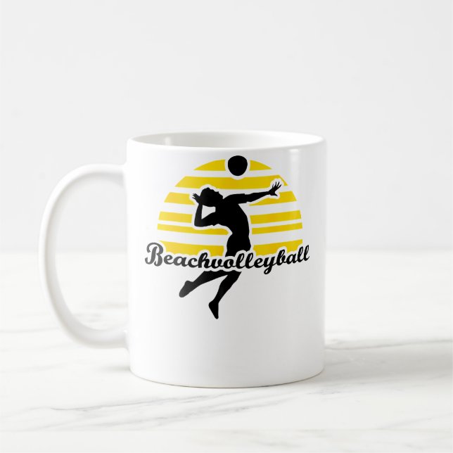 Taza De Café Beach Volleyball (Izquierda)