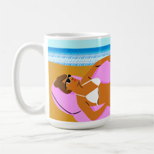 Taza De Café Beachy Keen - Rosa