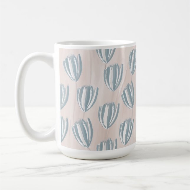 Taza De Café Beachy Tulips Mug (Izquierda)