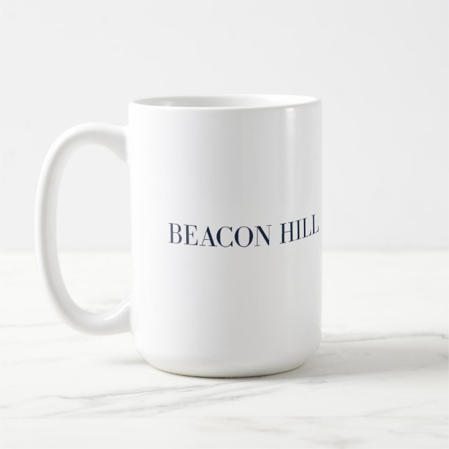 Taza De Café Beacon Hill Boston Mug (Izquierda)