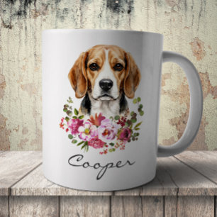 Taza De Café Beagle acuarela