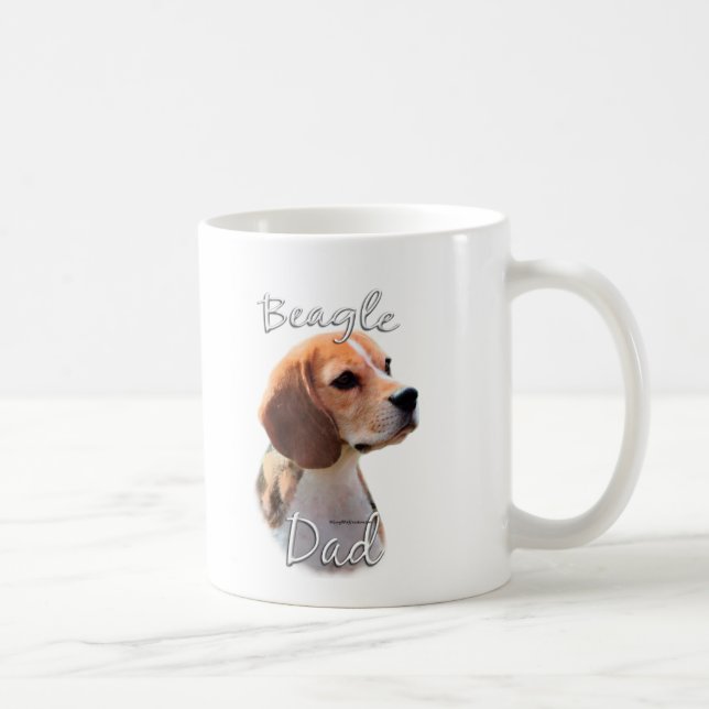 Taza De Café Beagle Dad 2 (Derecha)