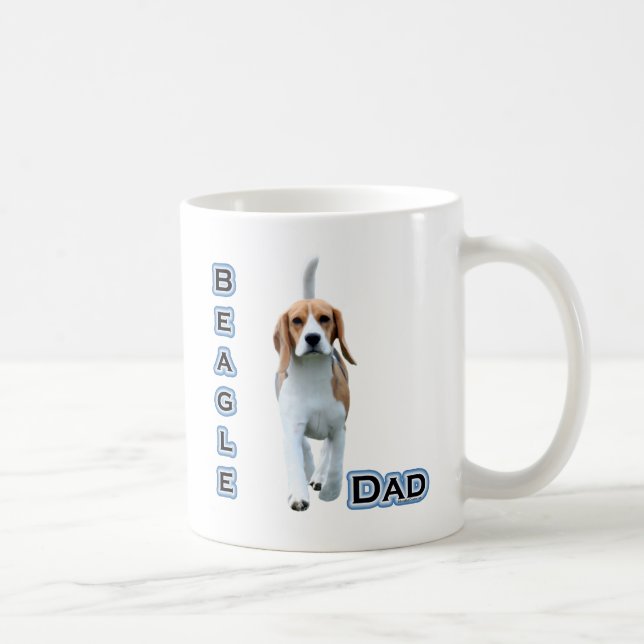 Taza De Café Beagle Dad 4 (Derecha)