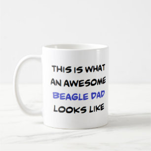 Taza De Café beagle dad, impresionante