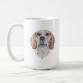 Taza De Café Beagle Dog Mug | 15 oz