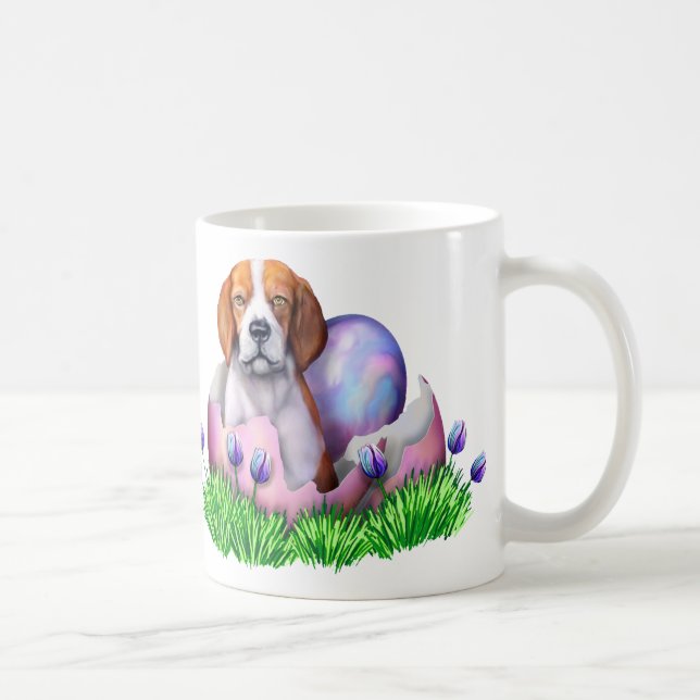 Taza De Café Beagle Easter Surprise (Derecha)