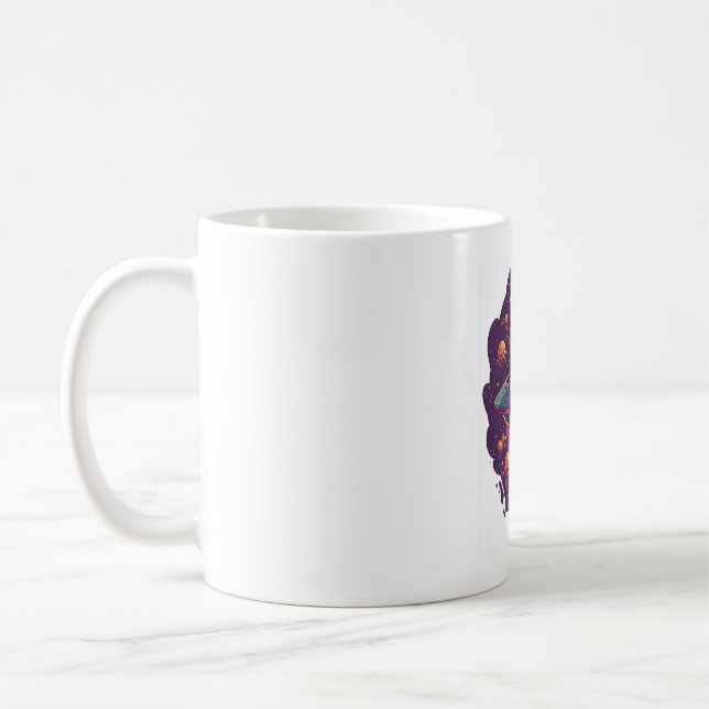 Taza De Café Beagle - Encuentro Intergaláctico de Perros (Izquierda)