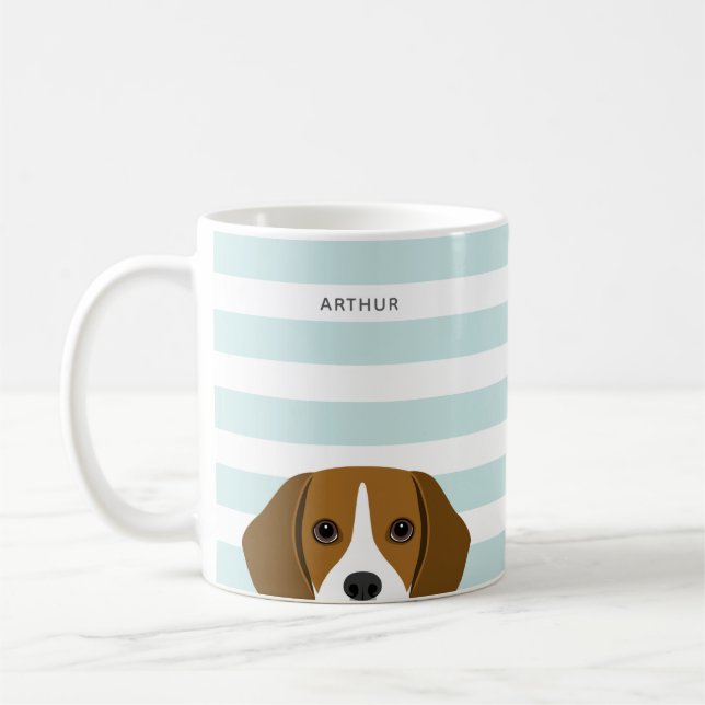 Taza De Café Beagle Mugs (Izquierda)