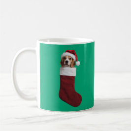 Taza De Café Beagle Navidades Stocking