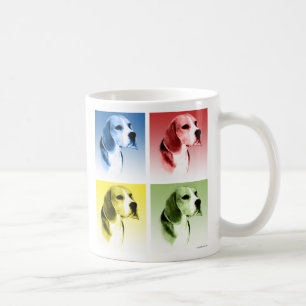 Taza De Café Beagle Pop Art