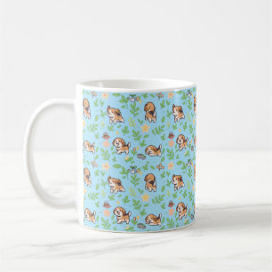 Taza de café Beagle regalo floral de primavera Kaw