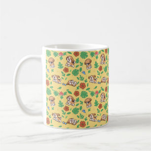Taza de café Beagle Verano Floral Kawaii Amante de