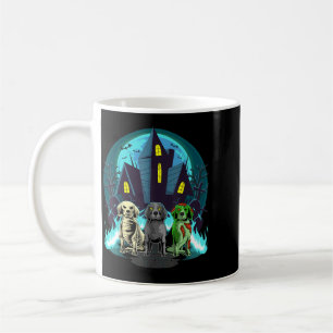 Taza De Café Beagles de Halloween Zombie Esqueleto Perro Beagle