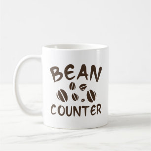 Taza De Café Bean Counter Coffee Mug
