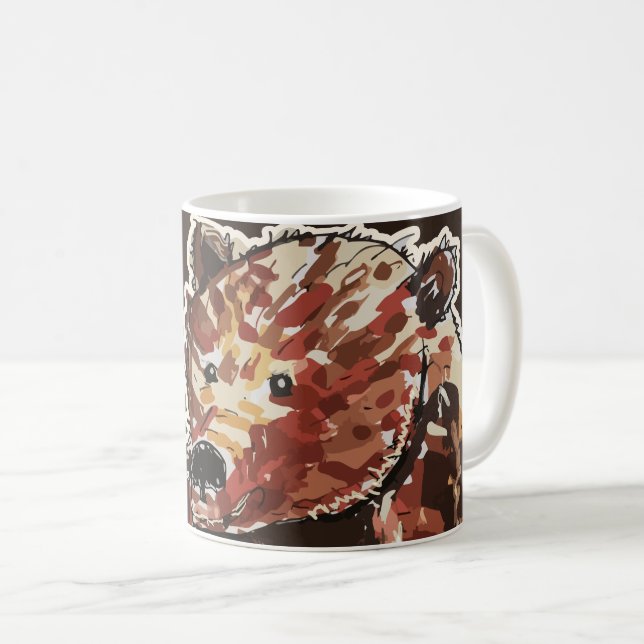 Taza De Café Bear Contemplates Hibernation (Anverso derecho)