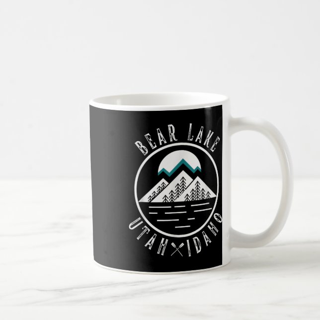 Taza De Café Bear Lake Utah Idaho Camping (Derecha)