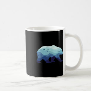 Taza De Café Bear Nature Mountains Camping Camping Grizzly Camp