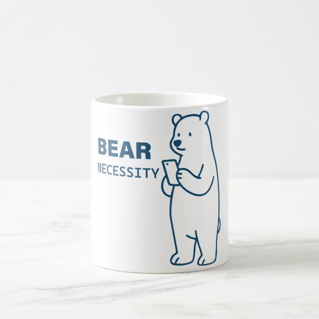 Taza De Café Bear Necessity (Centro)