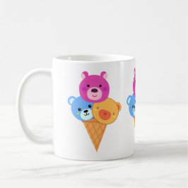 Taza De Café Bear Scoop Ice Cream Cone