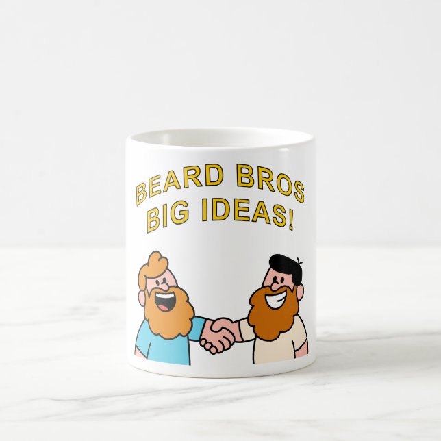 Taza De Café Beard Bros, grandes ideas (Centro)