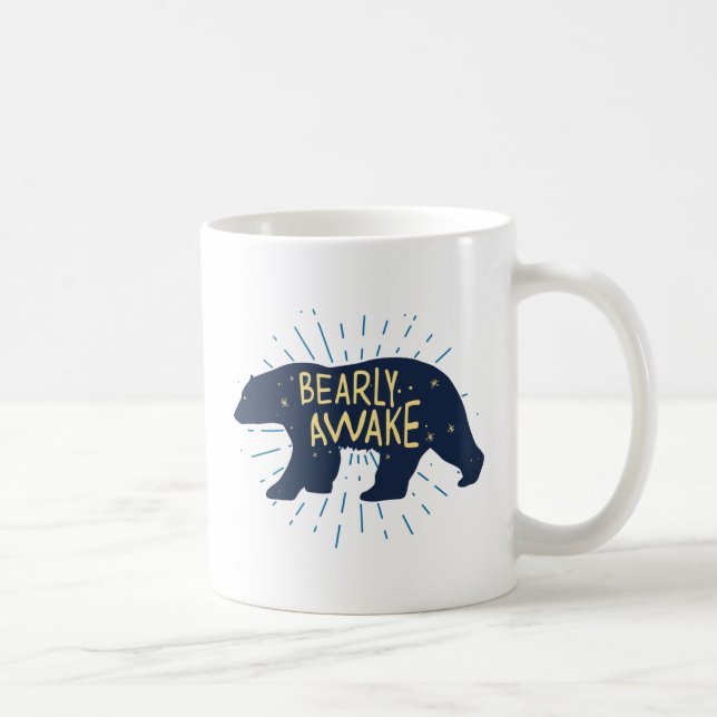 Taza De Café Bearly Awake (Derecha)