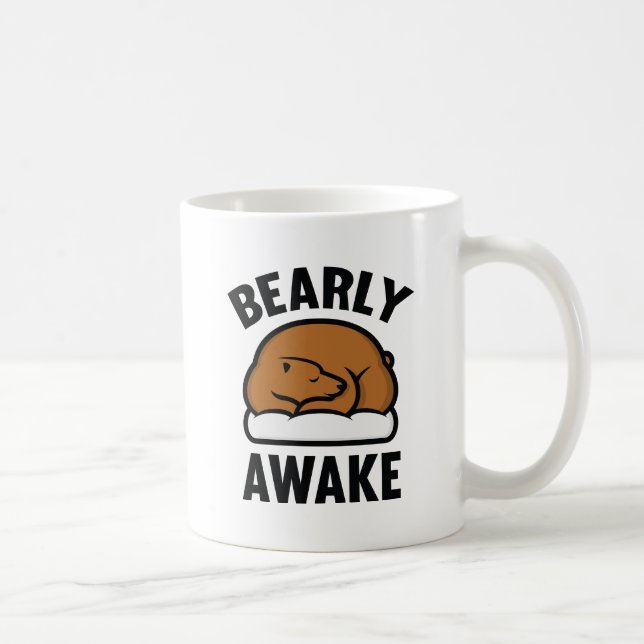 Taza De Café Bearly Awake (Derecha)