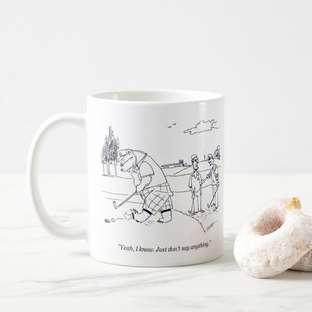Taza De Café Bearly Golf mug (Con donut)
