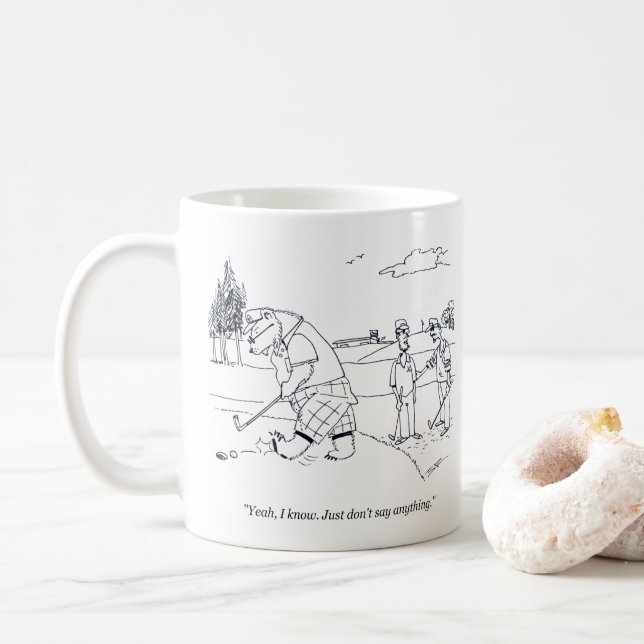 Taza De Café Bearly Golf mug (Con donut)