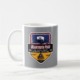 Taza De Café Beartooth Pass Motorcycle US 212 01
