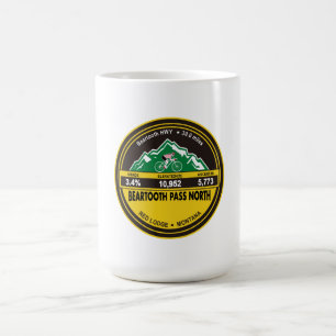 TAZA DE CAFÉ BEARTOOTH PASS NORTH-RED LODGE, MT -"CIRCLE"