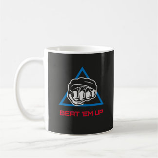 Taza De Café Beat Em Up Fighter Martial Arts Gaming Design