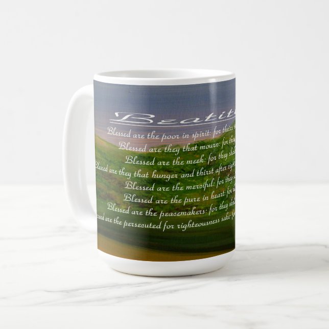 Taza De Café Beatitudes (Anverso izquierdo)