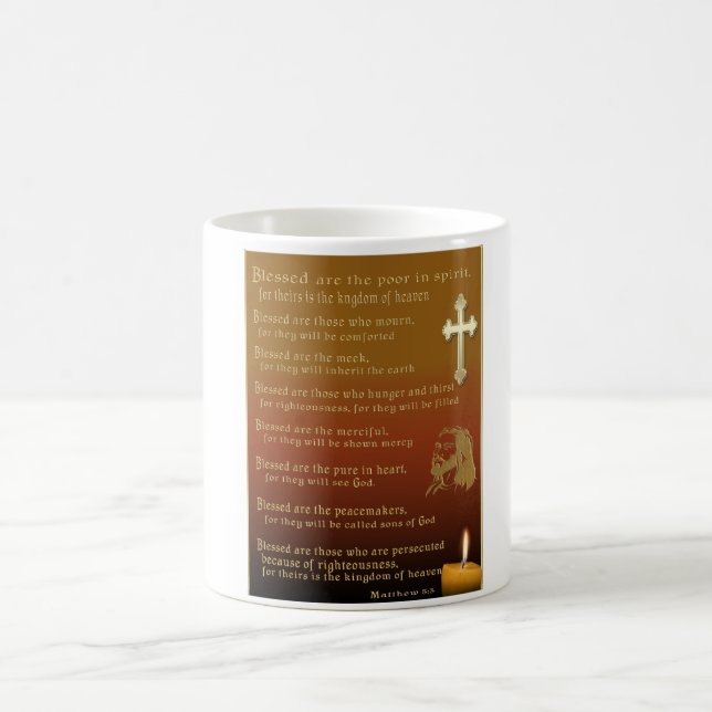 Taza De Café Beatitudes mug (Centro)