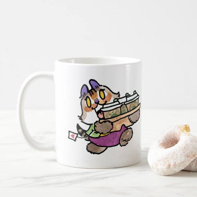 Taza De Café Beatrix Coffee Run mug (Con donut)