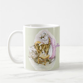 Taza De Café Beatrix Potter Kittens Vintage Art