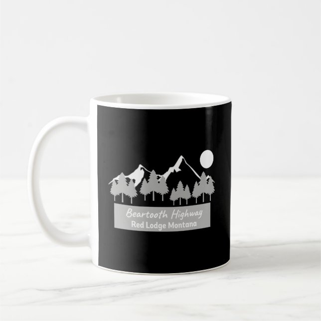 Taza De Café Beatriz Highway Red Lodge Montana (Izquierda)