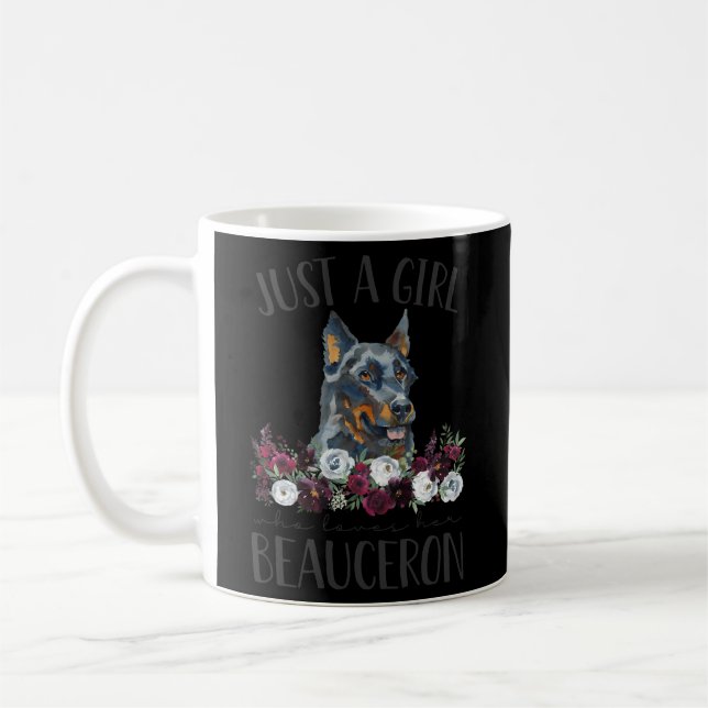 Taza De Café Beauceron es sólo una persona que ama su belleza (Izquierda)