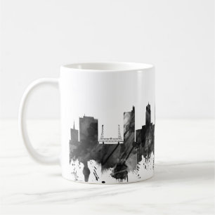 Taza De Café Beaumont Texas Skyline BW