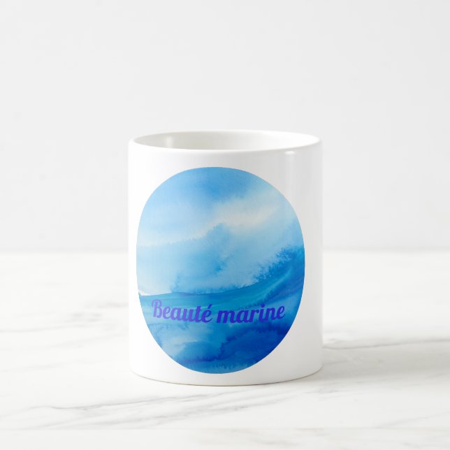 Taza De Café Beauté marine vague (Centro)