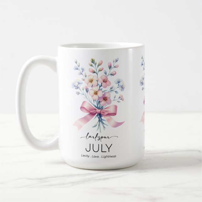Taza De Café Beautiful Birth Month Flower/Daffodil/March (Izquierda)