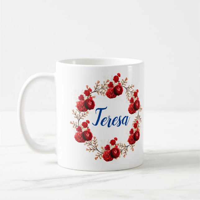 Taza De Café Beautiful bunch flowers  (Izquierda)