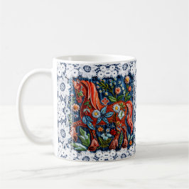 Taza De Café Beautiful Embroidered Horse